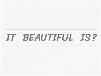 Verb BE questions and short answers