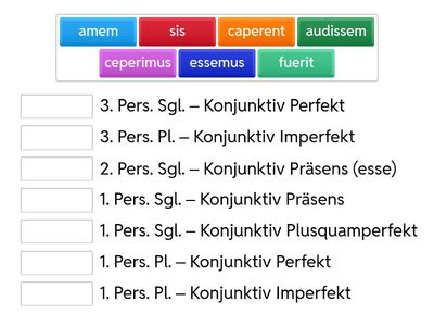 Konjunktivformen erkennen (Übung 2)