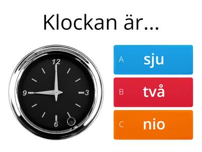 Hur mycket är klockan?