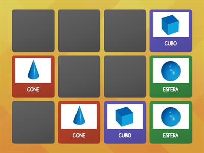 JOGO DA MEMÓRIA - SÓLIDOS GEOMÉTRICOS