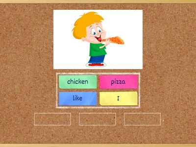 I like/I don't like/My favourite