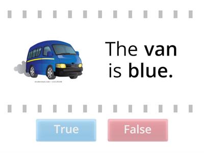 True or False? - Means of Transport