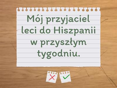 Present continuous for future 