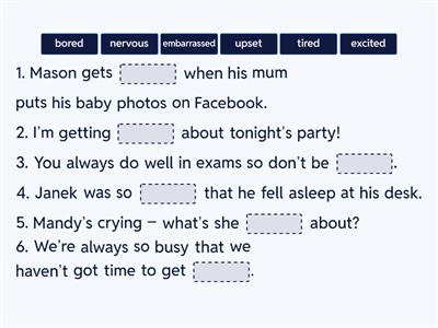 Emotions (Own It 3, Starter, ex.2)