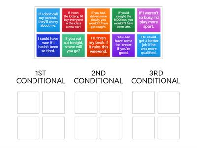 1st, 2nd & 3rd CONDITIONAL SENTENCES