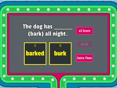 REGULAR AND IRREGULAR VERB