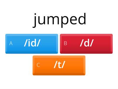 Pronouncing -ed Endings 2