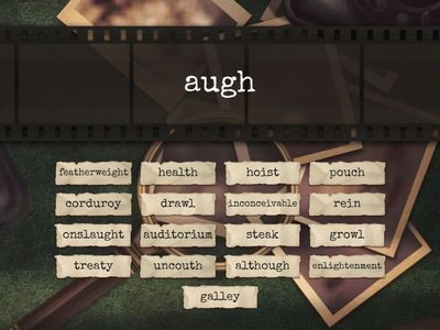 8.12 Advanced Vowel Teams