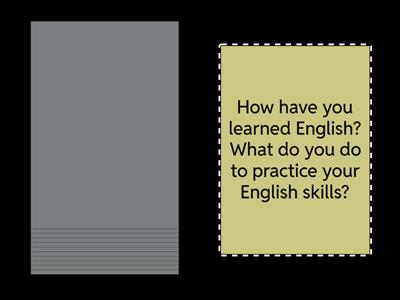 ESOL Culinary icebreakter