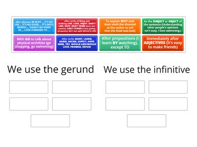 Gerund and Infinitive