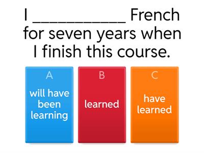 Future Perfect Continuous