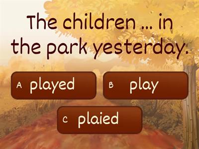 Past Simple regular affirmative