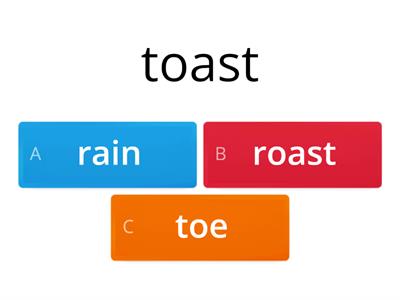 4.14 Rhyming Vowel Teams in the middle 