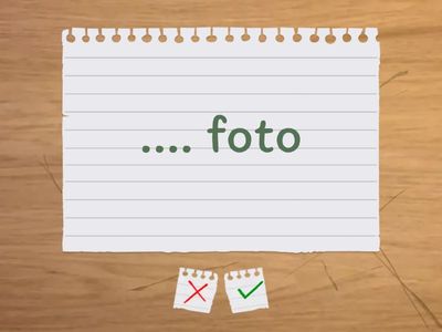 Artículos INDEFINIDOS (un, una, unos, unas)