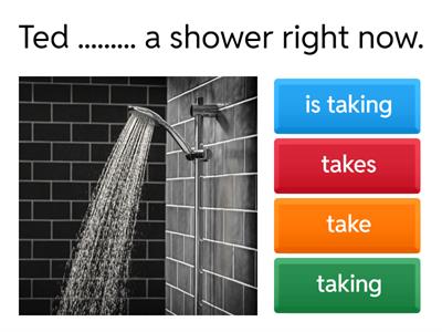 Present Simple vs Present Continuous choose