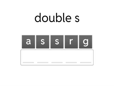 SP4 - Double Consonant Spelling Patterns