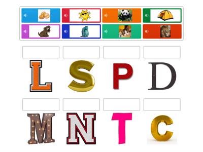 Matching Letters and images