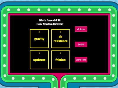 Forces gameshow quiz