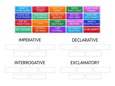 TYPES OF SENTENCES #2
