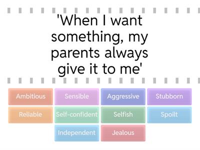 English File B1 Unit 1 Personality Adjectives