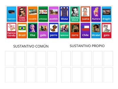  SUSTANTIVOS PROPIOS Y COMUNES