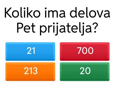 Čitamo  knjigu  Pet  prijatelja