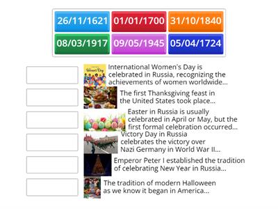 Celebration Timelines: Ordinal Numbers and Dates 