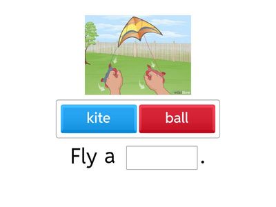 At the Park - Complete the Sentence