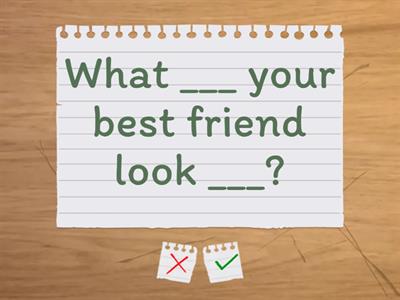 Look like - be like - like