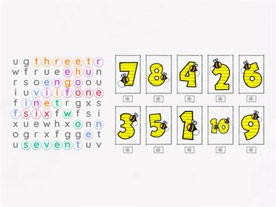 Numbers Names 1 to 10