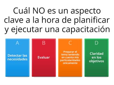 Evaluación Capacitación