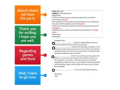 Cambridge B1 (PET) Paragraph openers