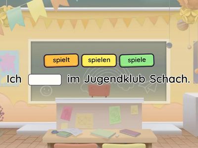 Schwache Verben im Präsens