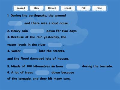 weather verbs