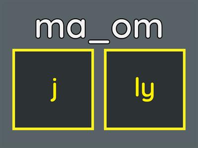 J és ly szavak gyakorlása 2-3osztály