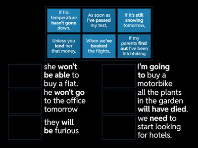 Zero Conditional + First Conditional
