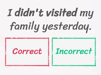 Simple Past: Regular verbs