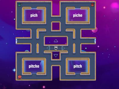 Game 13 (Wilson Step 1 1.2) Maze Chase sort ch/tch words