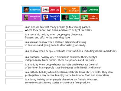 2A U8 - Holidays Review