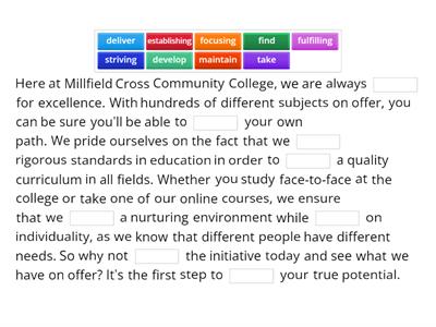 Speakout C1-C2 | 1B Tomorrow's learning