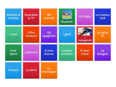 Mi piace/ Mi piacciono