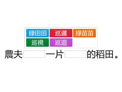 111翰林四下國語 L1稻間鴨-語詞運用
