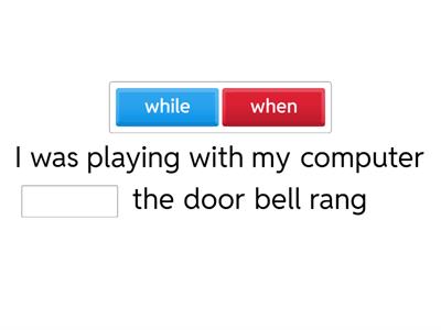 6A_U6_ Past Continuous Tense (When OR While)