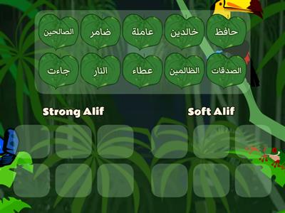 Alif Almad Sometimes Strong, Sometimes Soft letters