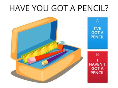 WHAT HAVE YOU GOT IN YOUR PENCIL CASE?