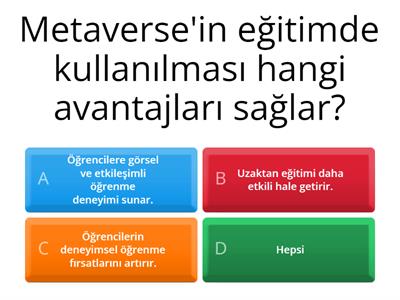 Metaverse ve Eğitim Ege Üniversitesi