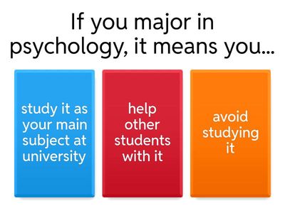 Focus 1.1 vocabulary game