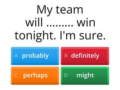 Definitely/ probably GW B1