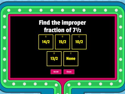 Class 7 maths Gameshow quiz