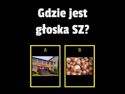 Ćwiczenia słuchowe z głoską SZ